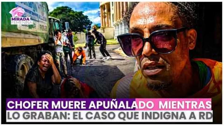 Chofer muere apuñalado en Santiago mientras lo graban: el caso que indigna a RD