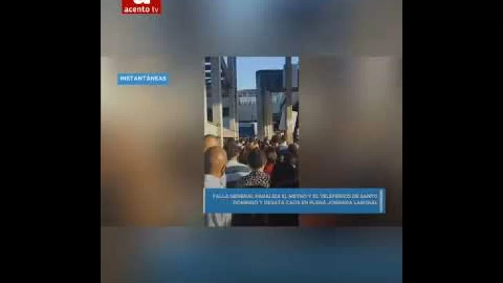 Caos en Santo Domingo: Metro y Teleférico Paralizados #shorts