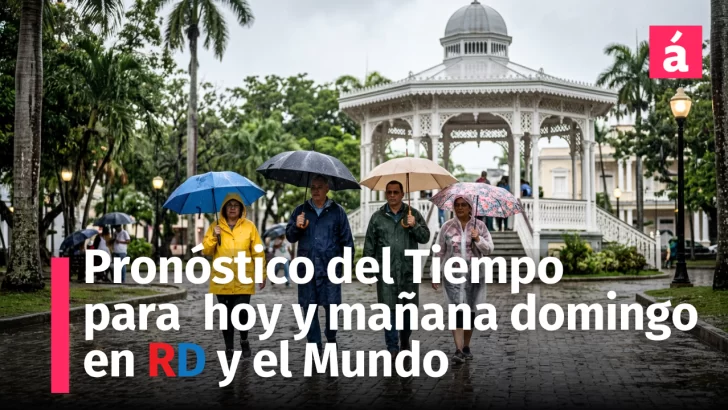 EN VIVO ¿Dónde lloverá más hoy sábado 25 y mañana domingo 26 de abril? Pronóstico del tiempo para la República Dominicana
