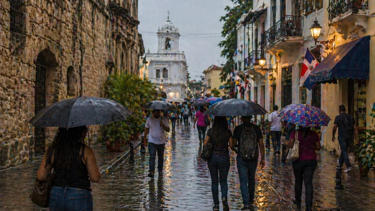 El clima para Republica Dominicana hoy: No te confíes del buen tiempo vaguada activará aguaceros intensos este lunes en el país