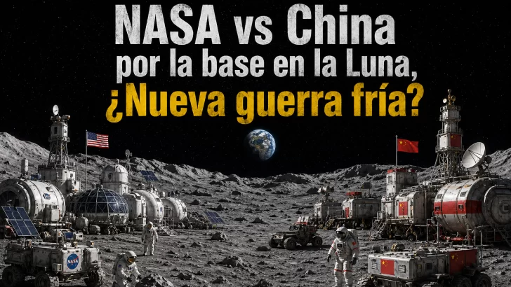¿La nueva guerra fría? NASA vs China por la base en la Luna