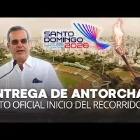 Acto de entrega de la Antorcha para los Juegos Centroamericanos y del Caribe Santo Domingo 2026