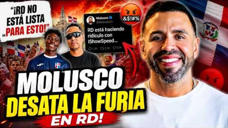¡Molusco desata la furia dominicana tras criticar a RD por visita de IShowSpeed!”