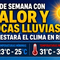 El clima para Republica Dominicana hoy: fin de semana con calor y pocas lluvias así estará el clima en el País