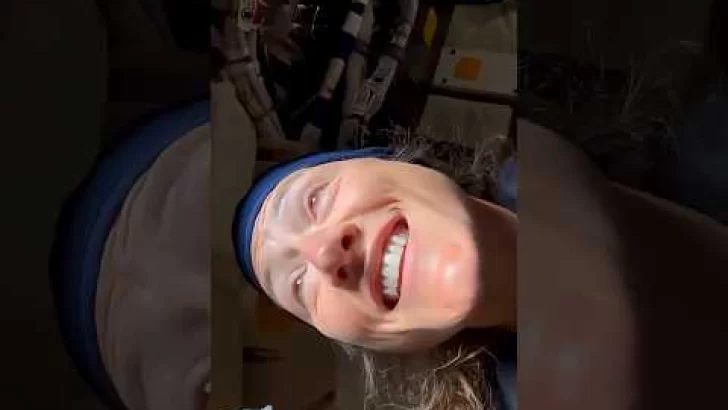 Cuando Christina Koch apretó el botón, capturó algo extraordinario #Historico