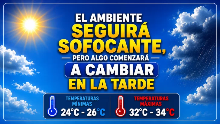 El clima para Republica Dominicana hoy: El ambiente seguirá sofocante, pero algo comenzará a cambiar en la tarde