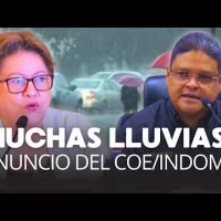 COE E INDOMET anuncian torrenciales aguaceros, advierten a la población como prepararse