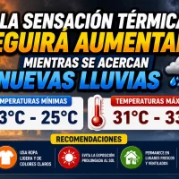 El clima para Republica Dominicana hoy: La sensación térmica seguirá aumentando mientras se acercan nuevas lluvias