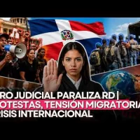 Paro judicial paraliza RD | Protestas, tensión migratoria y crisis internacional sacuden la agenda