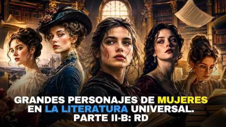 Grandes personajes de mujeres en la literatura universal. Parte II-B: República Dominicana