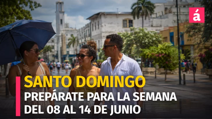 ¿Hasta 41 grados de sensación térmica? Lo que se espera esta semana en Santo Domingo. Pronóstico del tiempo desde el 8 al 14 de junio