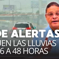 COE emite alertas amarilla y verde para las provincias por las lluvias que continuarán hoy y mañana