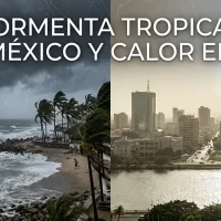 Tormenta  Boris se debilita pero deja lluvias torrenciales en México; mientras que en RD persisten calor y polvo