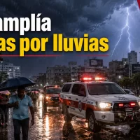 Vaguada y onda tropical mantienen el riesgo de inundaciones en RD. Pronóstico del tiempo de esta noche y mañana