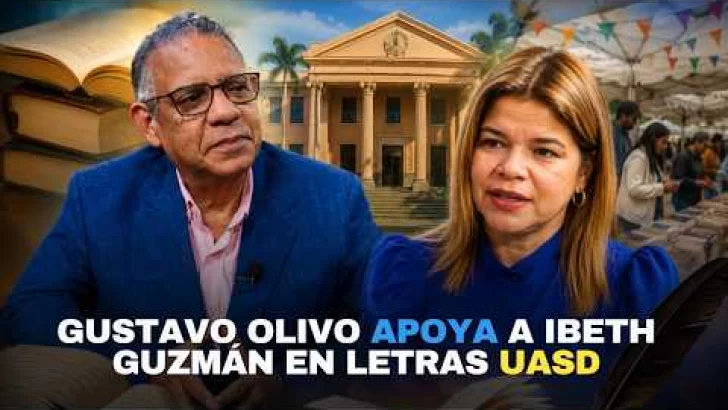 Gustavo reitera apoyo a Ibeth para Escuela de Letras UASD.  Lo que traen los festivales literarios