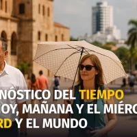 Onda tropical deja aguaceros en RD: este es el pronóstico del tiempo desde hoy lunes hasta el miércoles