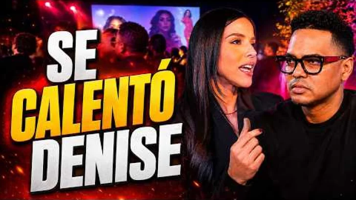 DENISE PEÑA SE CALIENTA CON SANTIAGO MATIAS POR ENTREVISTA EN EL MAÑANERO