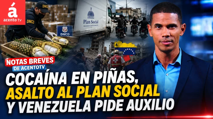 Cocaína en piñas, asalto al Plan Social y Venezuela pide auxilio