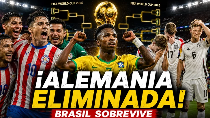 Mundial 2026: Paraguay elimina a Alemania y Brasil sobrevive en una jornada dramática. Así van Marruecos y Países Bajos