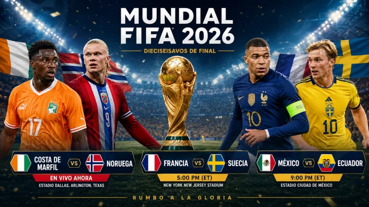 Mundial 2026 HOY: Noruega golpea a Costa de Marfil; Francia y México buscan avanzar(actualizado 3:30pm)