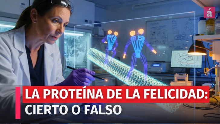 ¿Existe una proteína de la felicidad? Esto dicen los científicos ¿Existe una proteína de la felicidad? Esto dicen los científicos