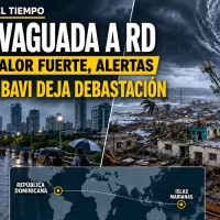 Aguaceros fuertes, calor y alertas: así estará el tiempo en RD desde esta tarde hasta el viernes. Además los daños que ha dejado el supertifón Bavi