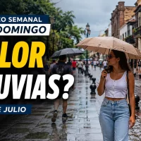 Semana variable en Santo Domingo: estos serán los días más lluviosos y calurosos del 13 al 19 de julio, 2026