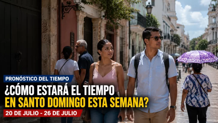 ¿Hasta cuándo seguirá el calor sofocante en Santo Domingo? Pronóstico del tiempo del 20 al 26 de julio ¿Hasta cuándo seguirá el calor sofocante en Santo Domingo? Pronóstico del tiempo del 20 al 26 de julio
