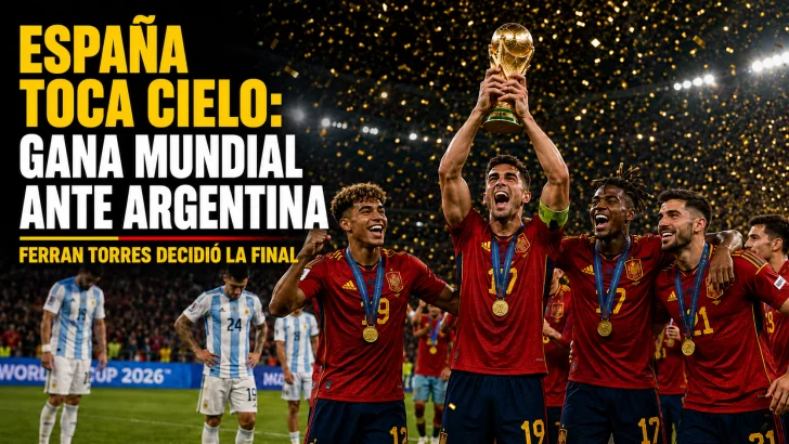 España toca el cielo: gana el mundial de fútbol ante Argentina. El partido jugada a jugada. ¿Qué pasó con Messi? España toca el cielo: gana el mundial de fútbol ante Argentina. El partido jugada a jugada. ¿Qué pasó con Messi?