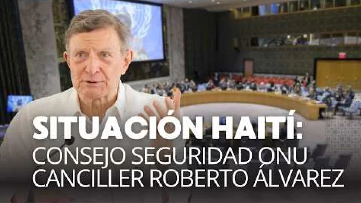 EN VIVO Situación de Haití: Reunión Consejo Seguridad de la ONU, Habla el Canciller Roberto Álvarez EN VIVO Situación de Haití: Reunión Consejo Seguridad de la ONU, Habla el Canciller Roberto Álvarez