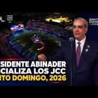 Presidente Dominicano Luis Abinder declara ofiaiclmente los JCC Santo Domingo, 2026
