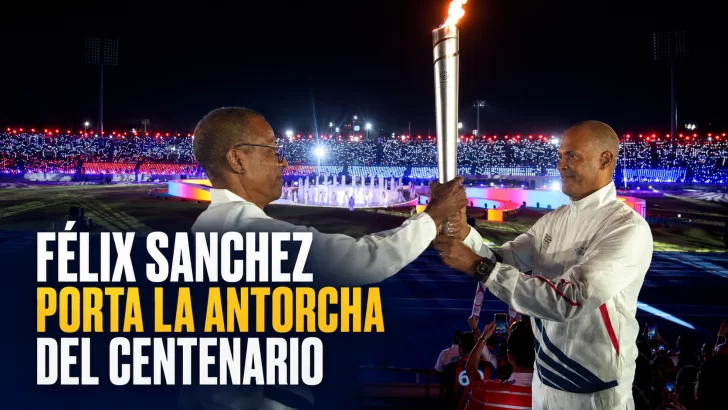 Encendido del pebetero de los XXV Juegos Centroamericanos Santo Domingo, 2026