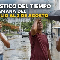 ¿Lloverá toda la semana en Santo Domingo? Este es el pronóstico del tiempo desde el 27 de julio al 2 de agosto