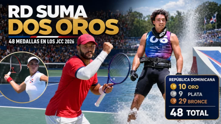 República Dominicana llega a 48 medallas y ocupa el quinto puesto en los JCC. México encabeza el medallero