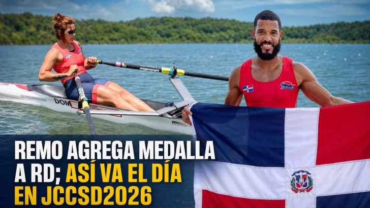 Remo vuelve a dar medalla a RD; así va el día en los JCCSD2026