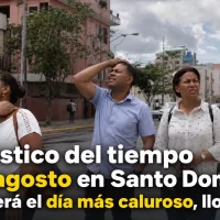 Pronóstico del tiempo del 3 al 9 de agosto ¿Cuál será el día más caluroso de la próxima semana, lloverá en Santo Domingo?
