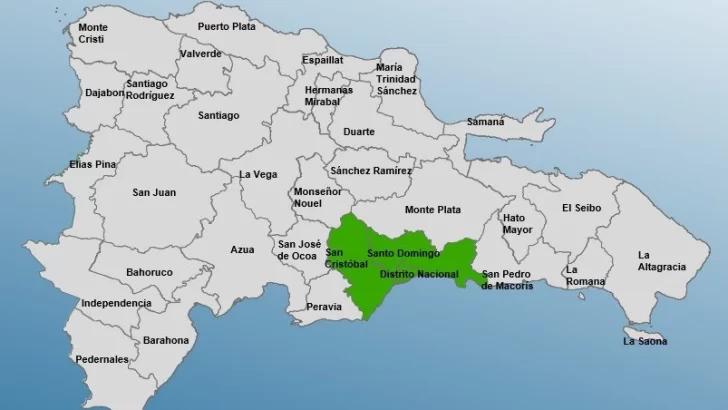 COE declara alerta verde para Santo Domingo, Distrito Nacional y San Cristóbal por lluvias