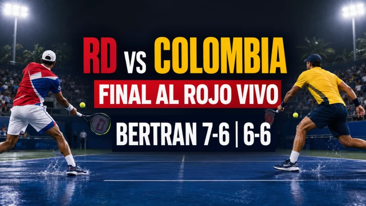 RD y Colombia llevan la final del tenis a otro desempate (actualizado a las 3:20 pm)