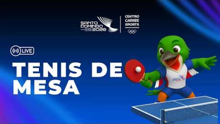 Juegos Centroamericanos y del Caribe 2026: LIVE TENIS DE MESA MASCULINO MEXICO vs SANTA LUCIA SANTO DOMINGO 2026