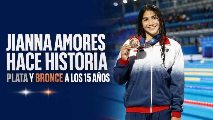 Jianna Amores hace historia: plata y bronce a los 15 años Jianna Amores hace historia: plata y bronce a los 15 años