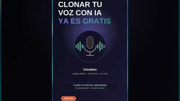 Crea clones de voz ilimitados totalmente gratis #Voicebox #Tecnología #IA