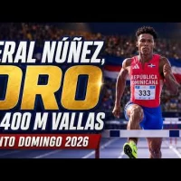 Dominicano Yeral Nuñez gana oro en los 400 metros vallas