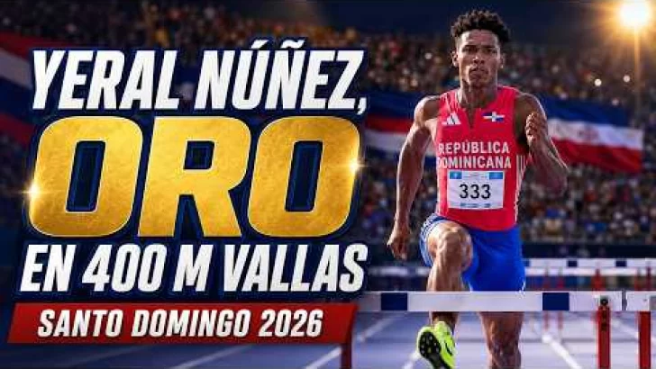 Dominicano Yeral Nuñez gana oro en los 400 metros vallas