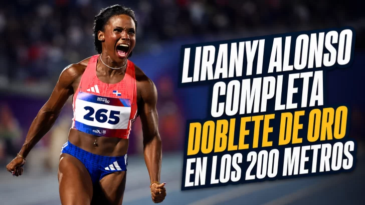 Liranyi Alonso reina en 100 y 200 metros en Santo Domingo