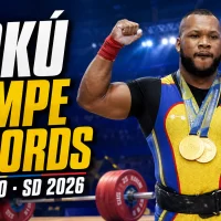 El Colombiano Yeison López “Gokú” rompe récords y gana doble oro en Santo Domingo 2026
