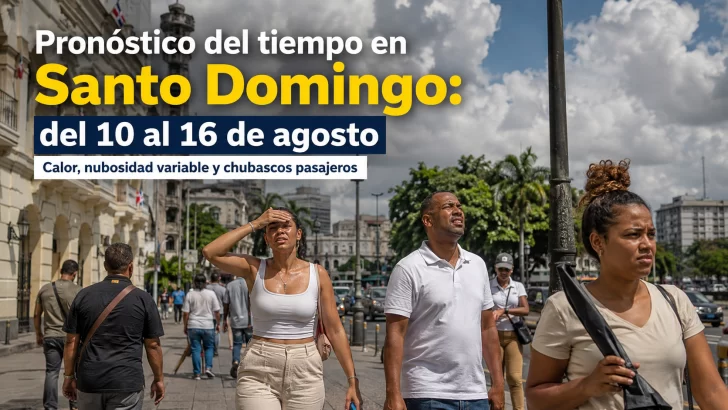 Santo Domingo: ¿cuáles serán los días de más calor y lluvia? Pronóstico del tiempo, semana del 10 al 16