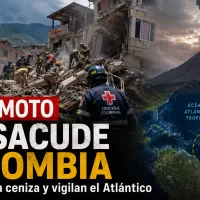Sismo sacude Colombia, Etna expulsa ceniza y vigilan el Atlántico -Actualización de las 5:00 p. m. RD —