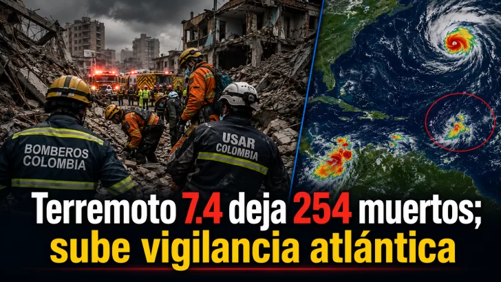 Aumenta el número de muertos a 254 en Colombia por el sismo de 7.4; Atlántico en alerta meteorológica, cómo afecta el RD y el Caribe (actualizado a las 3:20 pm)