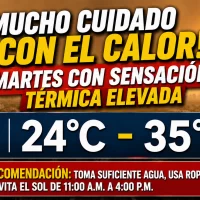 El clima hoy para Republica Dominicana: Mucho cuidado con el calor, Martes con sensación térmica elevada