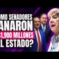 ¿Cómo senadores ganaron RD$1,900 millones del Estado?